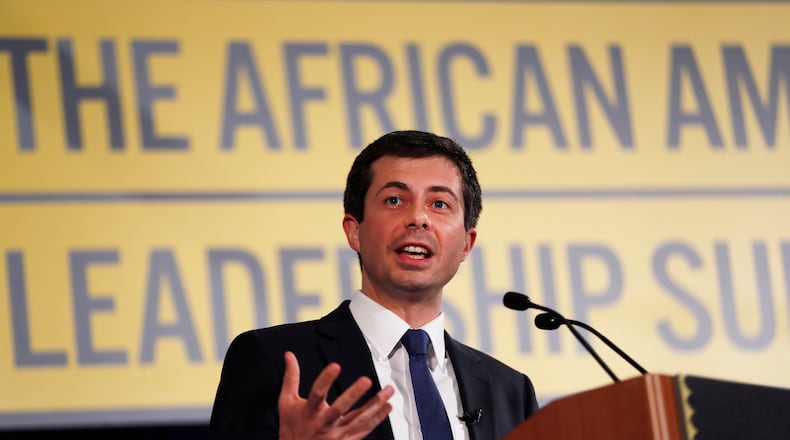 Democratic presidential candidate Pete Buttigieg. Bob Andres / bandres@ajc.com