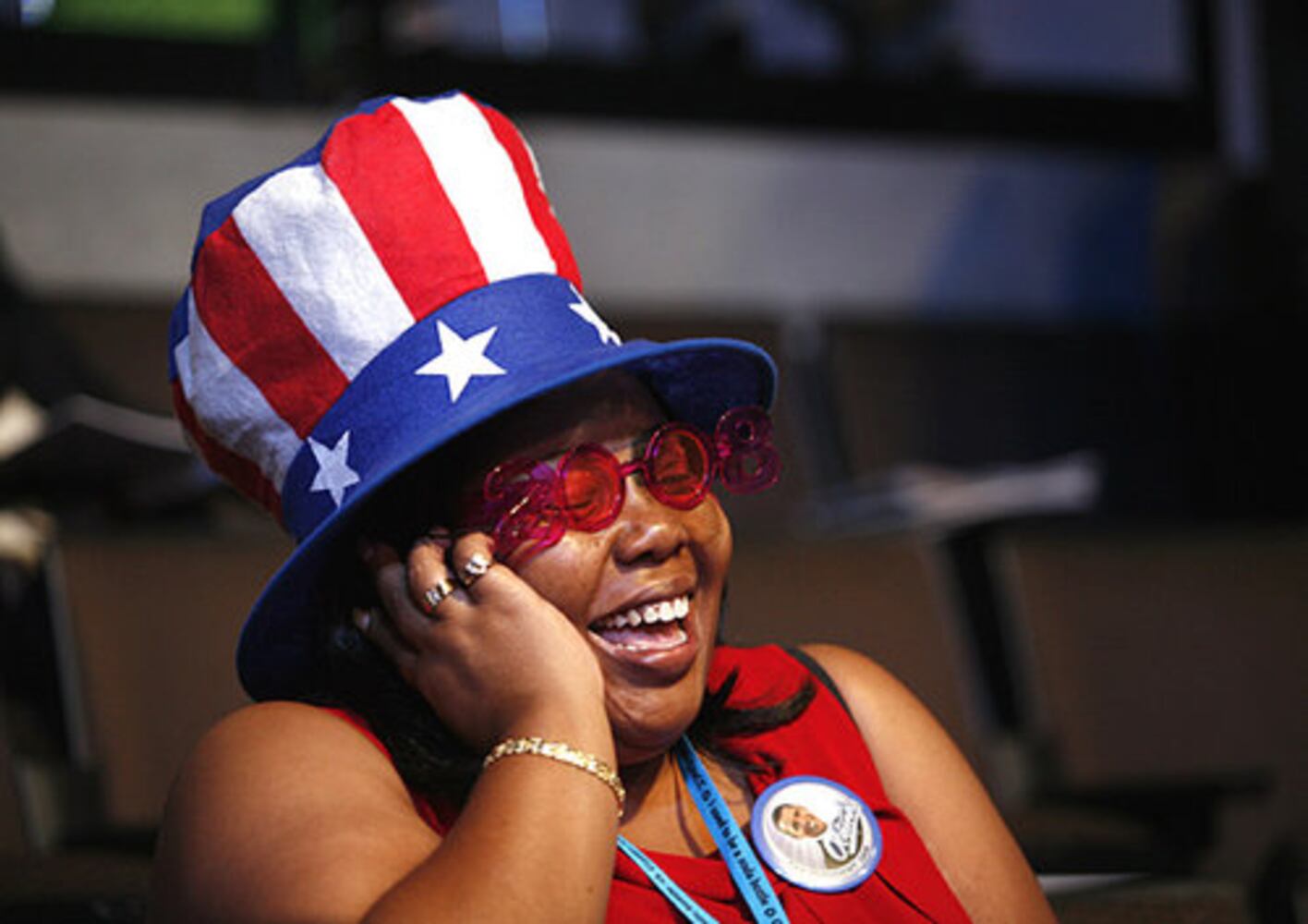 At Democratic convention, the hats are the thing