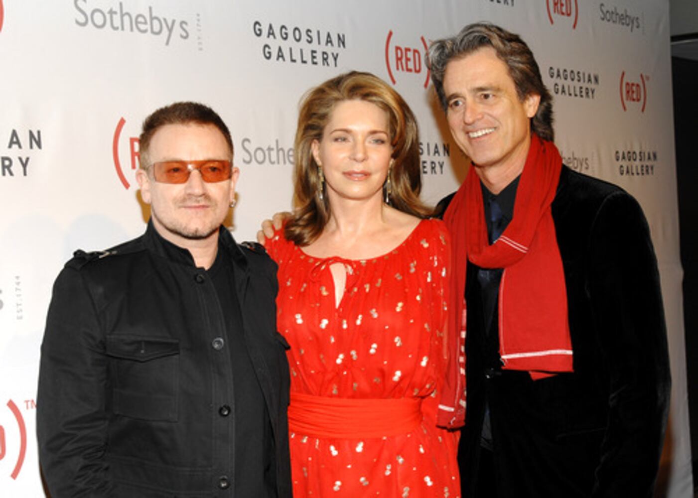 Celebrities show heart at (Red) auction