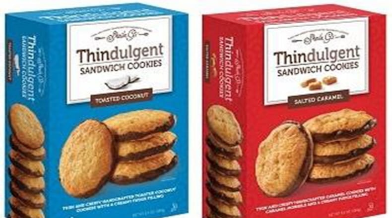 Sheila Gâs Thindulgent Sandwich Cookies, Salted Caramel (browniebrittle.com)