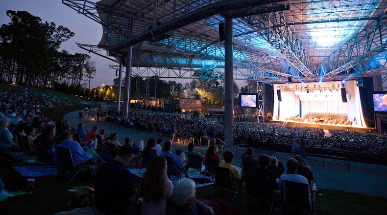 The 12,000 capacity Verizon Amphitheatre in Alpharetta opened in 2008. Photo: Chris Lee