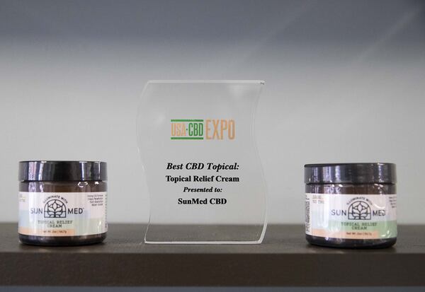  Topical cream made with CBD displayed  at Your CBD Store inside the Ormewood Square retail center. (ALYSSA POINTER/ALYSSA.POINTER@AJC.COM)