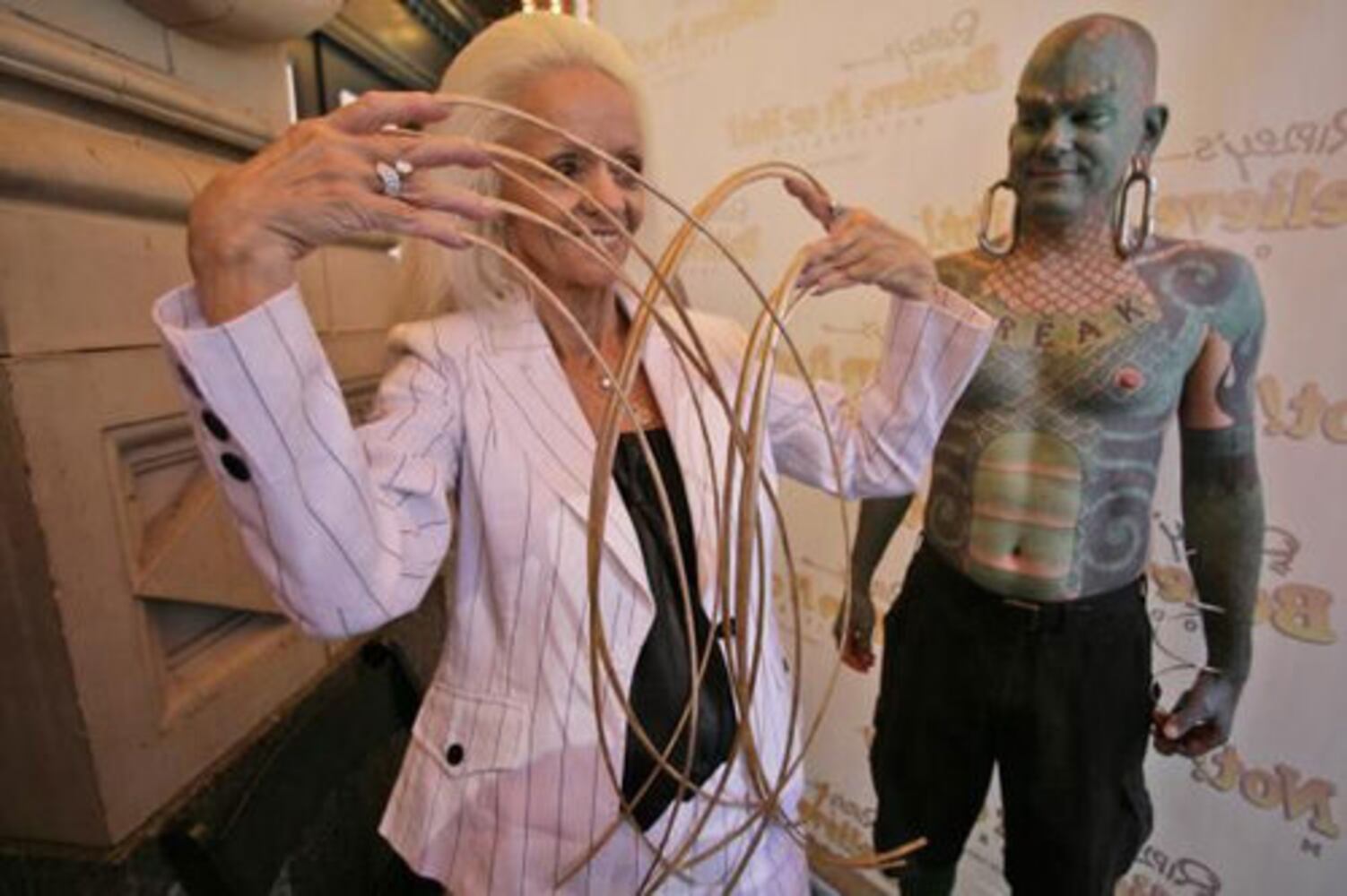 Chris "The Dutchess" Walton and her record-breaking fingernails