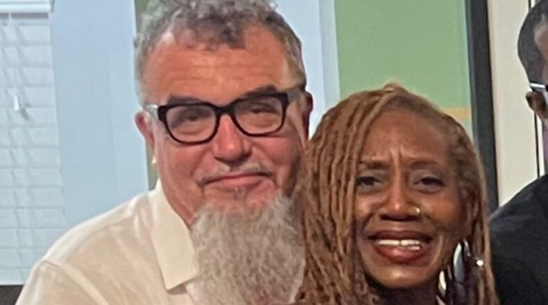 Mirko Marweg, left, is pictured with wife Scottie Ann Marweg. Provided by Andre Coleman