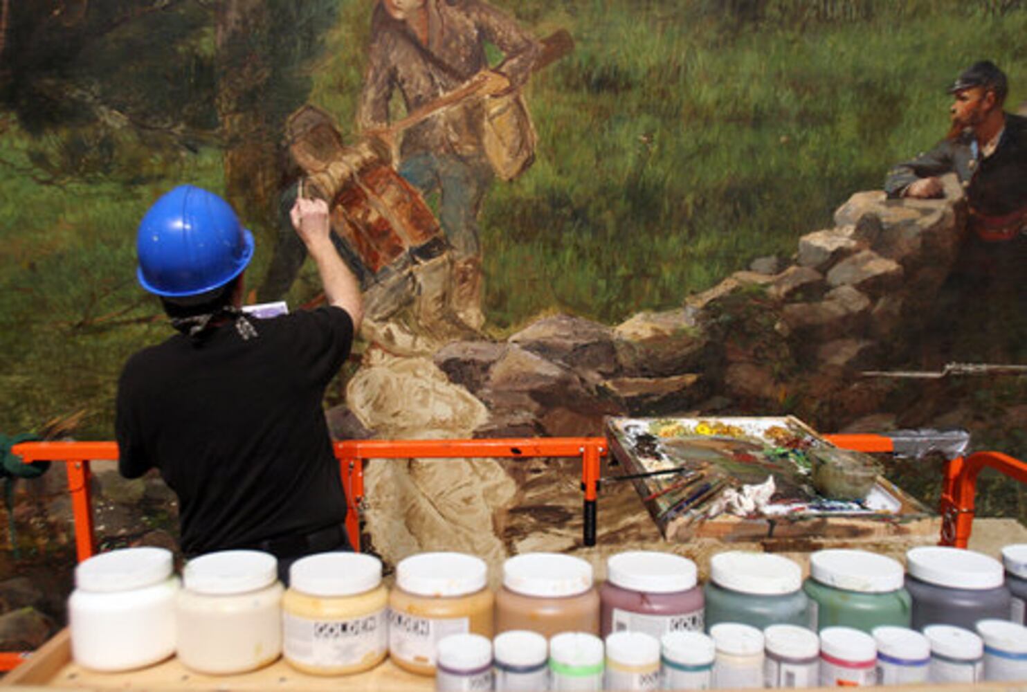 Atlanta Cyclorama has battle scars