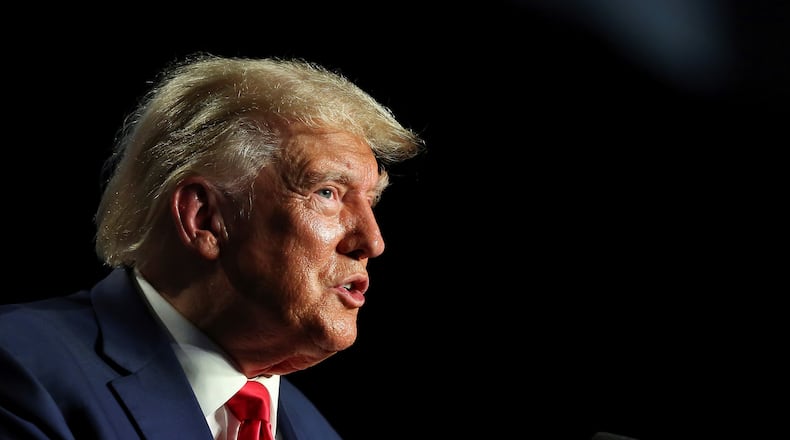 An Emory law professor says the liberal justices on the Supreme Court, by agreeing Donald Trump should not be removed from the Colorado ballot, "gave cover to the majority applying special rules to the person who has shown the least regard for the rule of law." (AP Photo/Rebecca Blackwell) (AP Photo/Artie Walker Jr.)
