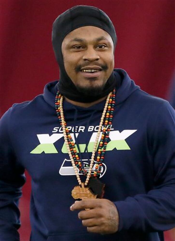 PHOTOS: Seahawks and 12s -- on Super Bowl Eve