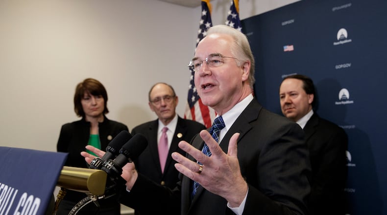 Health and Human Services Secretary Tom Price. (AP Photo/J. Scott Applewhite)