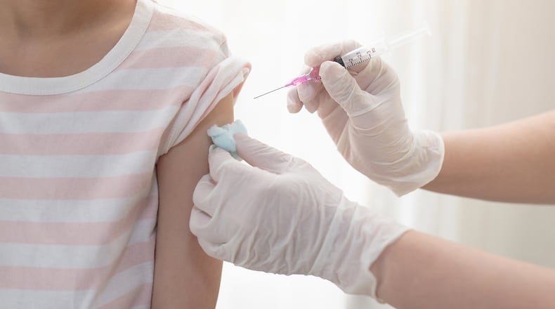 Trends continue to show kids 12 and younger are falling behind in other childhood vaccinations. (Dreamstime/TNS)