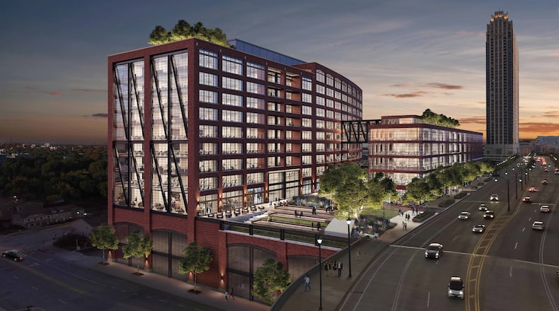 A rendering of the planned Atlantic Yards office development in Atlantic Station. SPECIAL