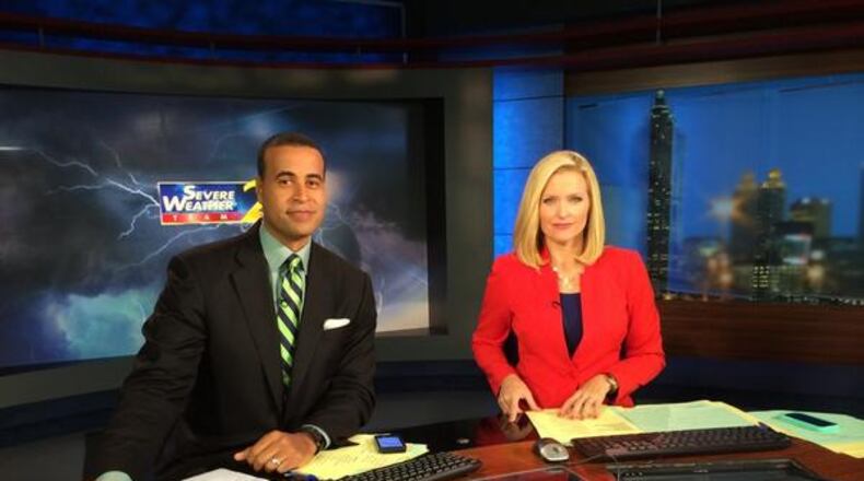 Fred Blankenship (left) and Linda Stouffer (right) garner some of the highest local TV news ratings in town. CREDIT: WSB-TV