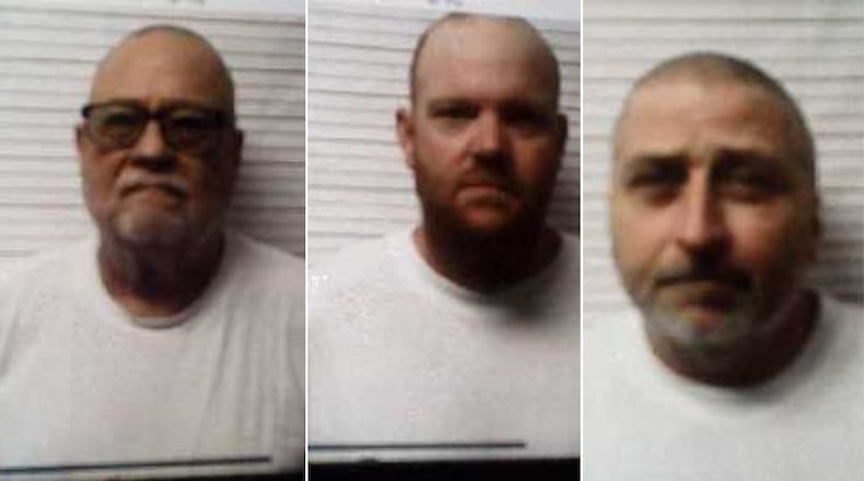 The three men convicted of killing Ahmaud Arbery: (from left) Greg McMichael, Travis McMichael and William "Roddie" Bryan