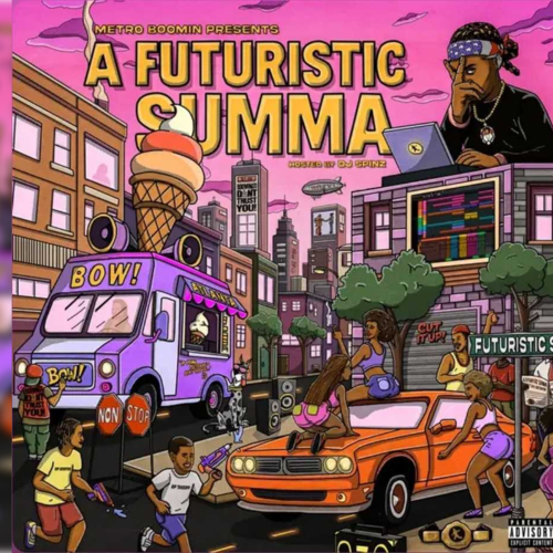 Atlanta-based megaproducer Metro Boomin released his mixtape "A Futuristic Summa" on Friday. The DJ Spinz-hosted project, featuring the cover art pictured here, has 24 tracks. (Courtesy of Boominati Worldwide/Republic Records)