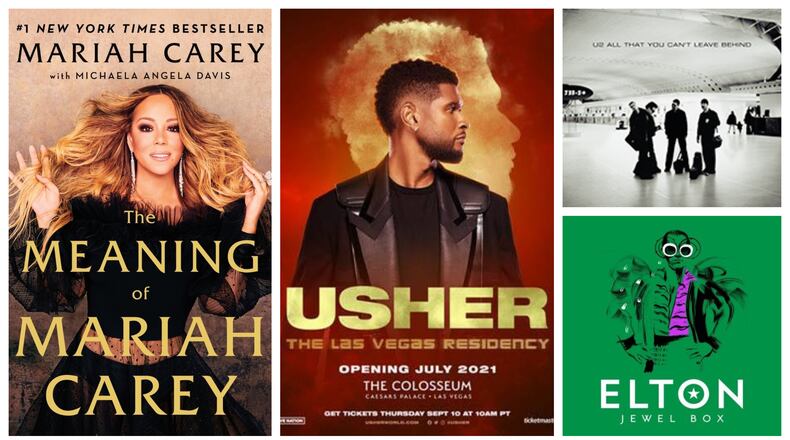 Box sets from U2 and Elton John, as well as Mariah Carey's memoir, make ideal holiday gift selections in 2020.