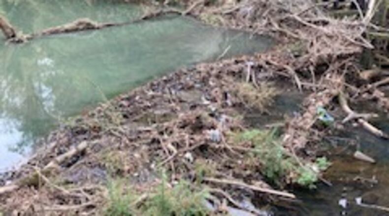 Sarah Hill wants this creek cleaned up.