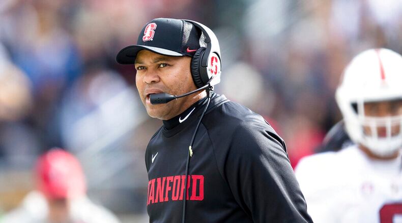 Stanford coach David Shaw. (AP Photo/John Hefti, File)