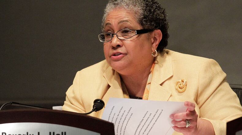 Beverly L. Hall, the former Atlanta Public Schools superintendent whose renown as an education reformer dissolved amid the ignominy of the nation’s largest test-cheating scandal, died early this month of breast cancer. She was 68. While accusations were hurled against her in the months-long APS cheating trial, a jury of Hall’s peers who gathered in a cathedral Tuesday to memorialize her issued its own verdict on Hall: not guilty. She went to her grave professing her innocence.