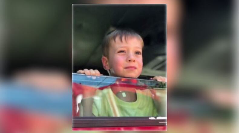3-year-old Braeden was saved by a DeKalb County firefighter Friday afternoon after choking on a gummy fruit snack in the back seat of his mother's car.