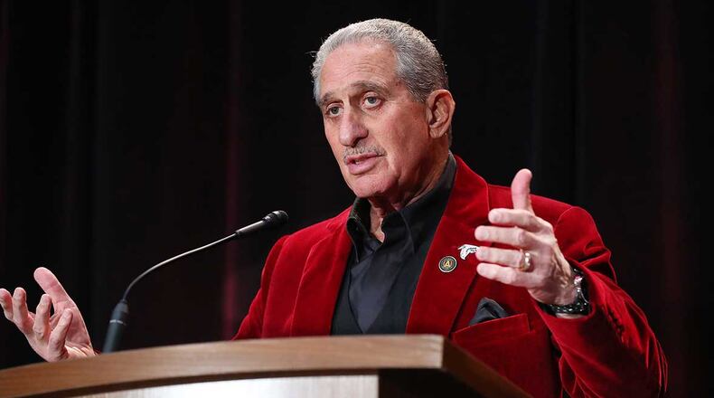 Falcons owner Arthur Blank celebrates his 75th birthday Wednesday. (Curtis Compton/ccompton@ajc.com).