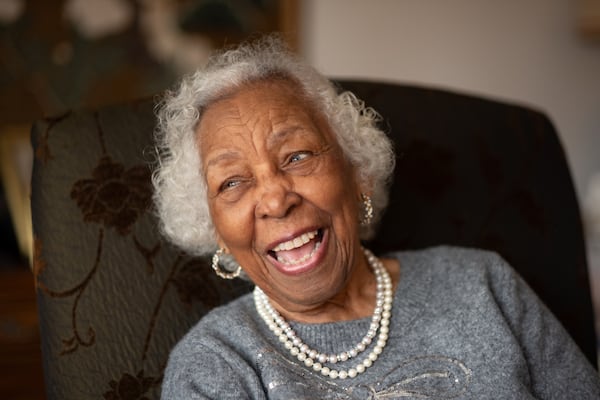 Mozel Spriggs, 100, is featured in the Dance Theatre of Harlem documentary “The LAMP Project.” (Ben Gray for the AJC)