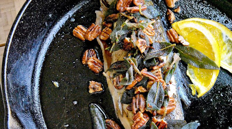 Pan-Fried Rainbow Trout with Crispy Sage and Brown Butter (Gretchen McKay/Pittsburgh Post-Gazette/TNS)