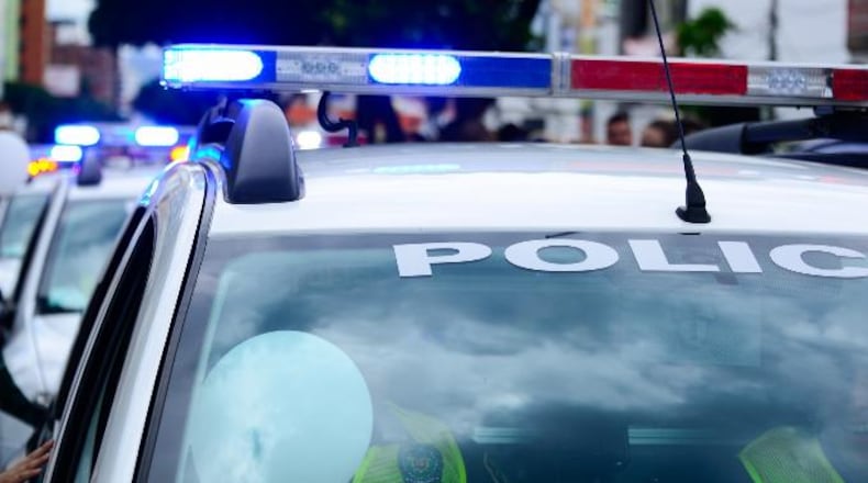 File photo of police cars.