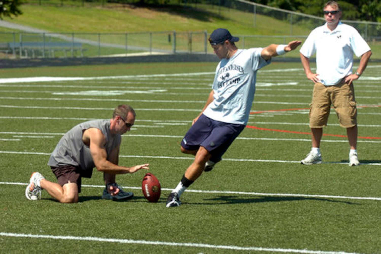 Brandon Coutu seeks Morten Andersen's kicking advice