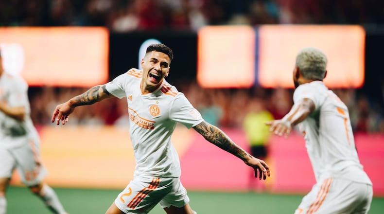 Atlanta United hosted Minnesota United on Wednesday in an MLS game at Mercedes-Benz Stadium. (Atlanta United)