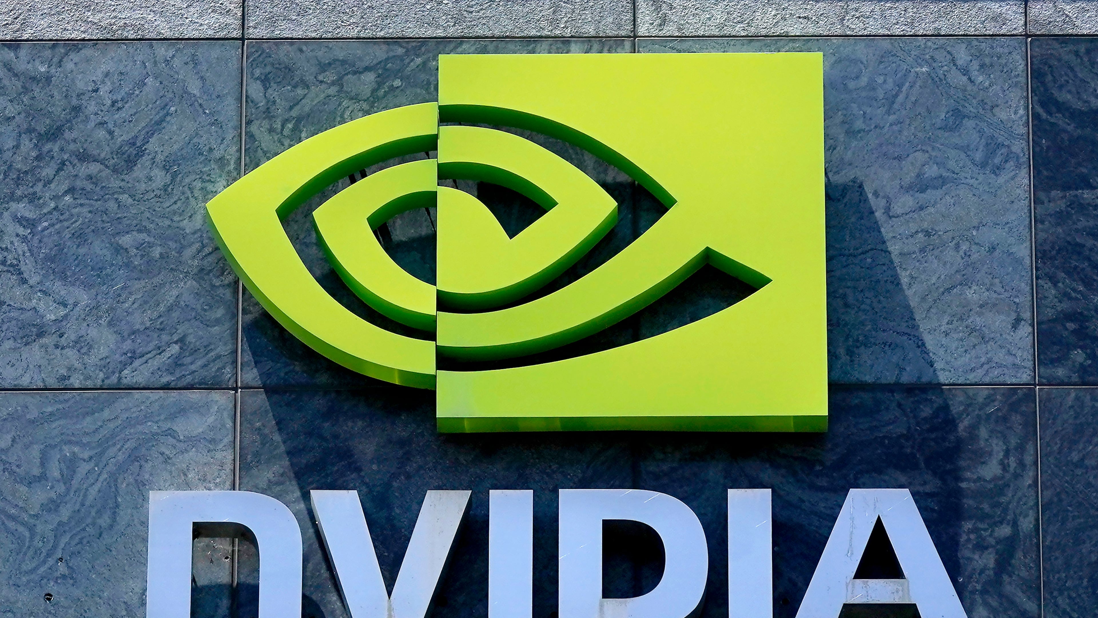 FILE - A sign for a Nvidia building is shown in Santa Clara, Calif., May 31, 2023. (AP Photo/Jeff Chiu, File)