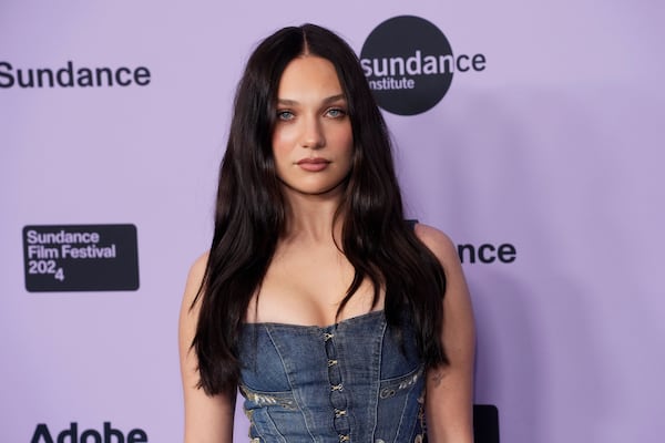 Maddie Ziegler attends the premiere of "My Old Ass" at the Eccles Theatre during the Sundance Film Festival on Saturday, Jan. 20, 2024, in Park City, Utah. (Charles Sykes/Invision/AP)