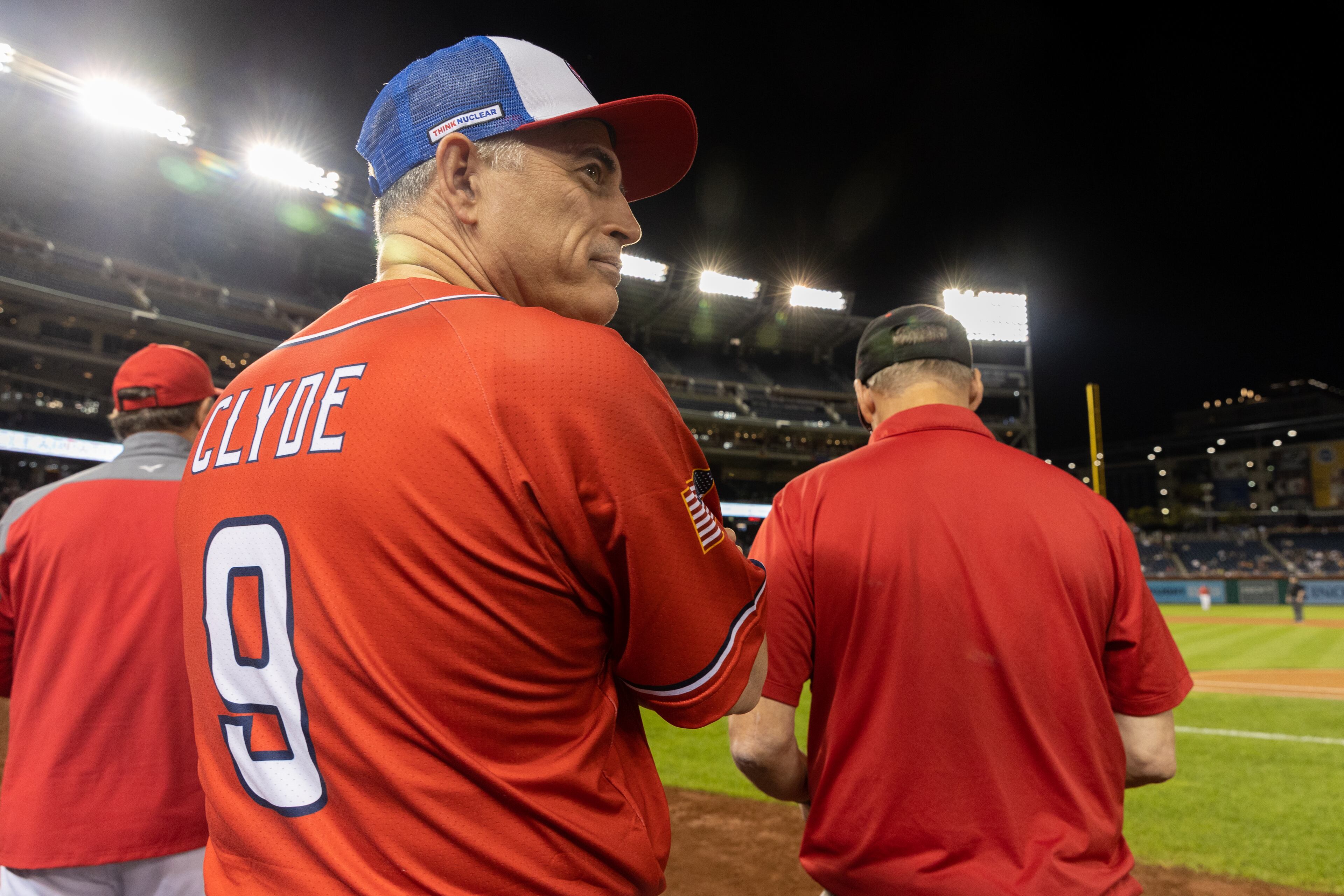 U.S. Rep. Andrew Clyde, R-Athens, watched the Congressional Baseball Game at Nationals Park in Washington in 2021. He'll be on hand tonight for this year's game.
