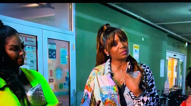 Marlo Hampton feels like she's stuck in the middle of a feud between Kenya Moore and Porsha Williams. BRAVO