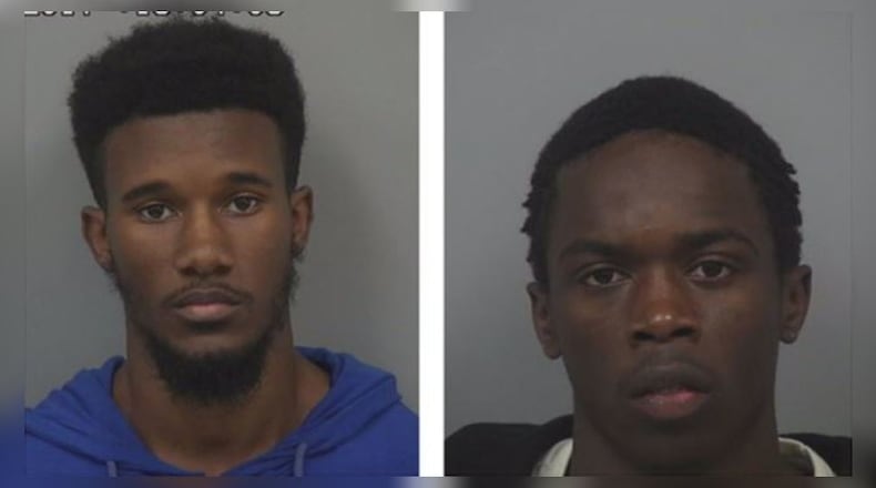 Dametrius Sims (left), Oshay Howard