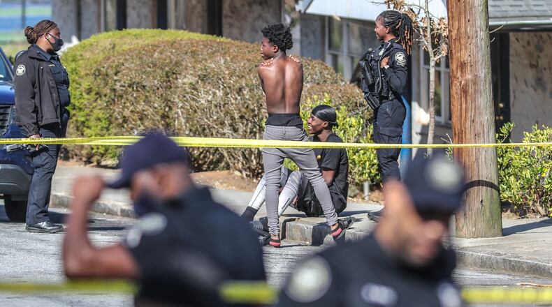 A 15-year-old boy was shot Monday morning at a southwest Atlanta apartment complex, police said.