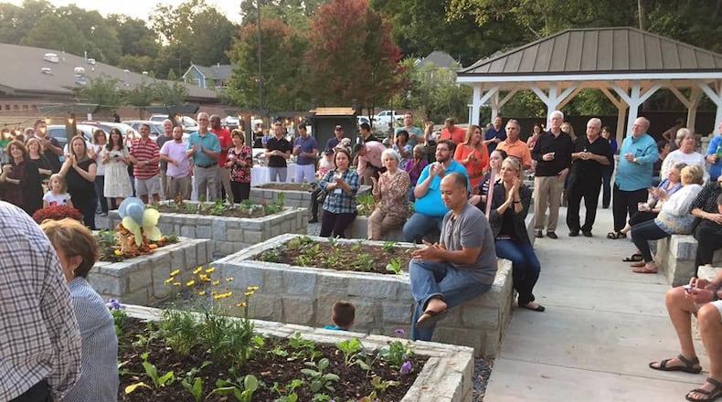 A recent gathering at Norcross' Discovery Garden Park. (Facebook photo via city of Norcross)