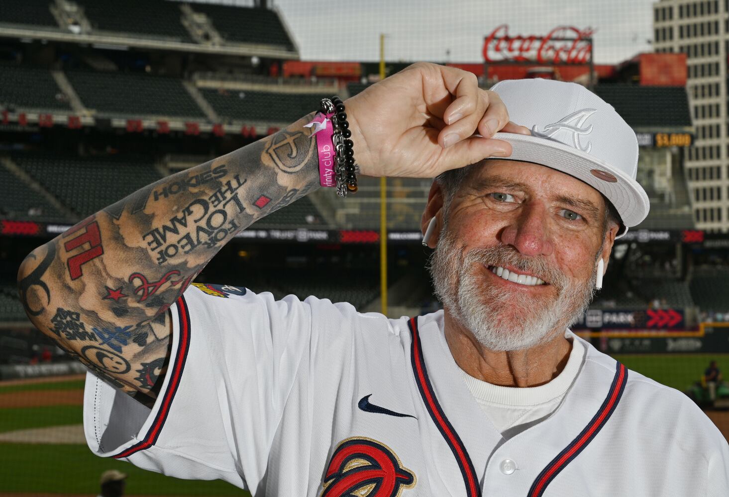 Steve Disney and his Braves tattoos