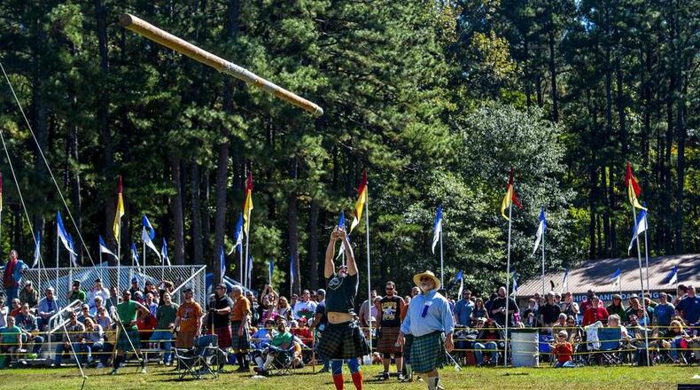 Stone Mountain Park hosts the annual Highland Games celebrating Scottish culture. The games include athletics, dancing, pipes and drums, harping and much more.
