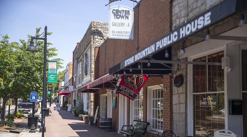 Downtown Stone Mountain.
