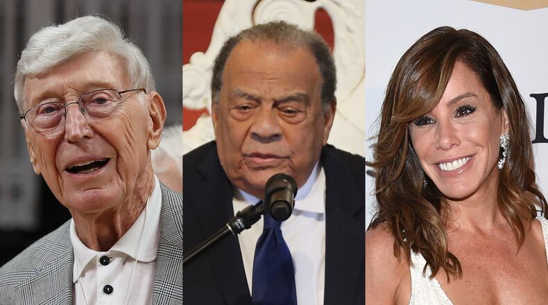 The MJCCA Book Festival in 2022 will feature authors like Home Depot co-founder Bernie Marcus, former U.S. Ambassador and Atlanta mayor Andrew Young and actress Melissa Rivers. AJC file photos/AP