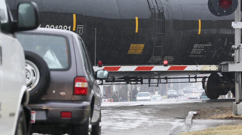 Two CSX railroad crossings in Lawrenceville will be closed for at least three to four days for maintenance and construction. STAFF FILE PHOTO