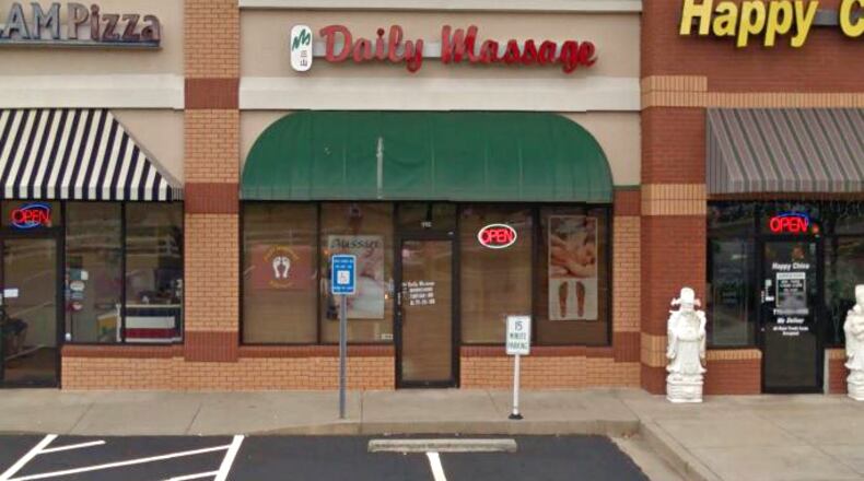 The Daily Massage, closed by Woodstock for allegedly employing unlicensed massage therapists, can reopen on a probationary basis once it’s showed it’s in compliance with the law, the City Council decided. GOOGLE MAPS
