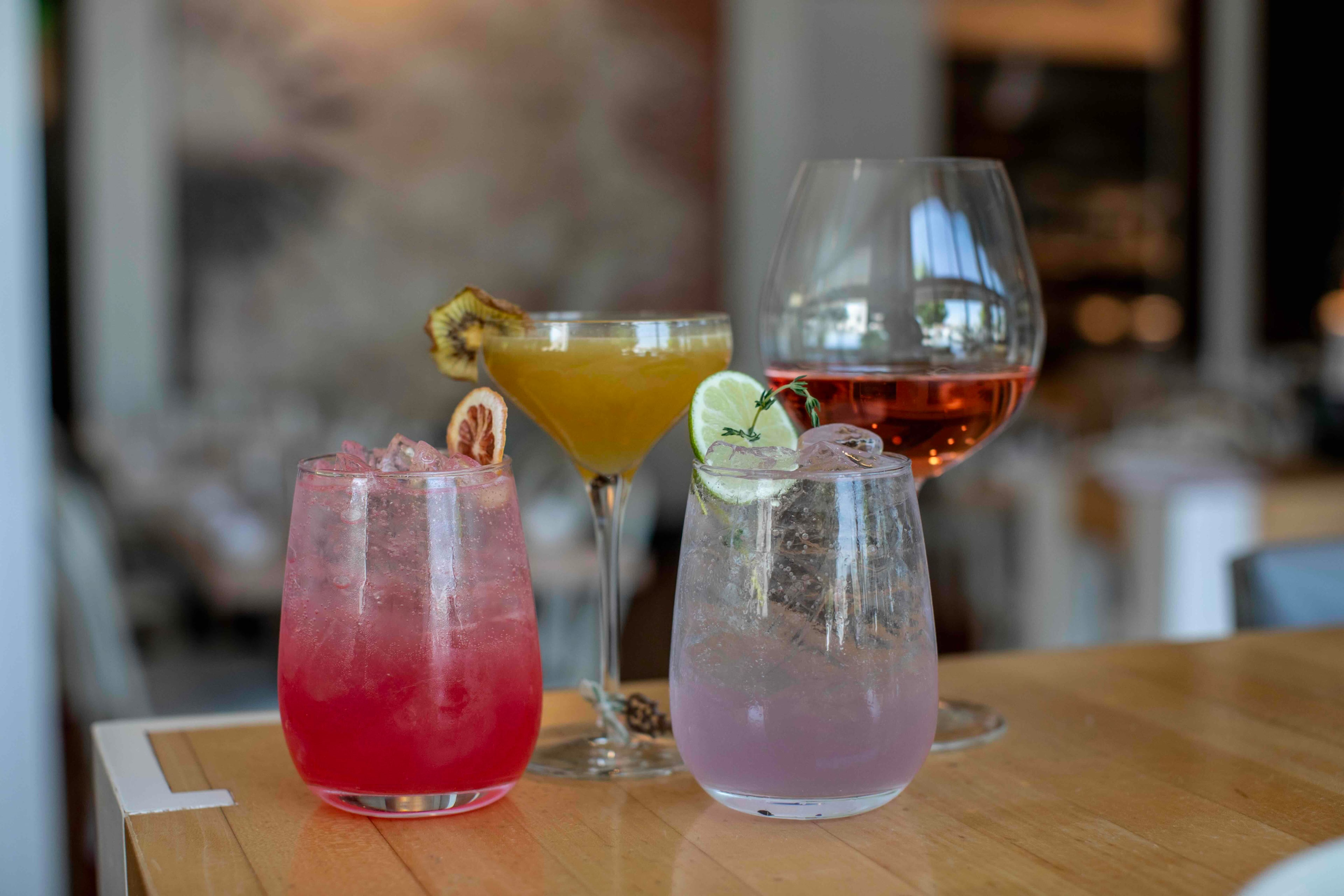 Seed’s bar program is creative, with recent cocktails including tea-infused gin and tropical matcha syrup. (Courtesy of Seed Kitchen & Bar)