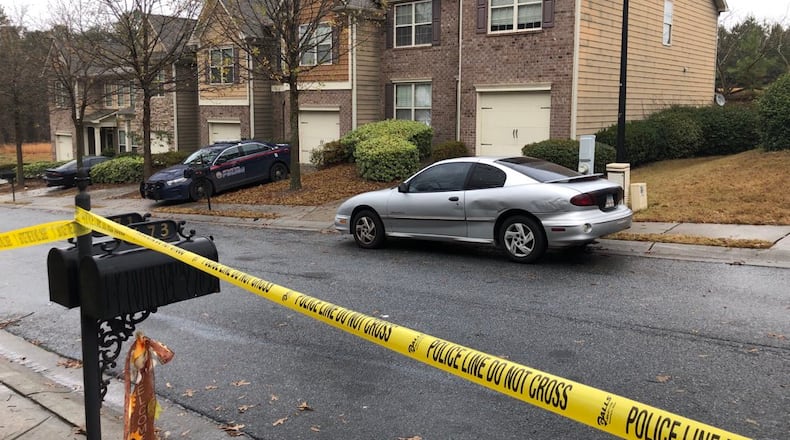 Officers called to the home in the 400 block of Tufton Trail about 12:30 p.m. found the man shot in the chest, Atlanta police said.