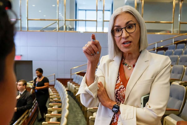 Fulton County Commissioner Dana Barrett has filed an ethics complaint about another board member.