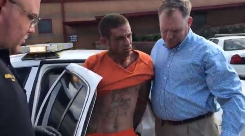 Seth Brandon Spangler, shown in a file photo after his arrest, pleaded guilty Thursday in the murder of Polk County police Detective Kristen Hearne.