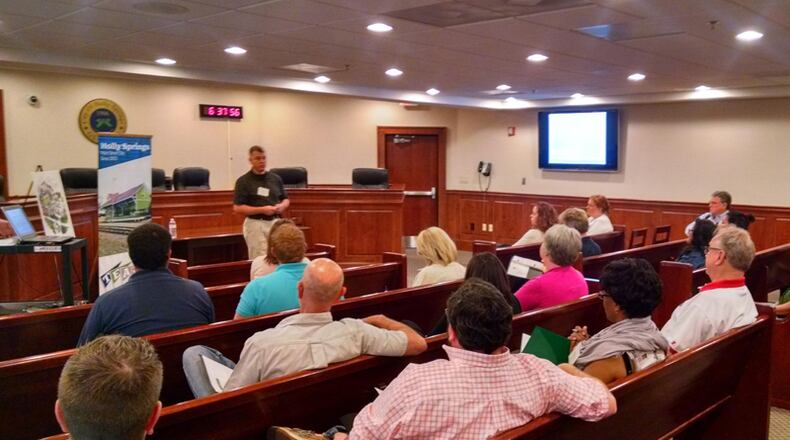 Residents interested in learning more about their municipal government participate in a Holly Springs 101 class. CITY OF HOLLY SPRINGS