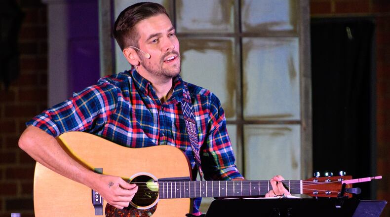 Chase Peacock performs the songs of John Denver (among others) in Legacy Theatre's outdoor musical revue "John Denver & Other Great Storytellers."
Courtesy of Steve Thrasher