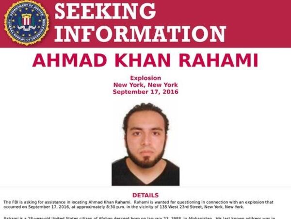 The FBI posted this image during the early stages of the investigation.