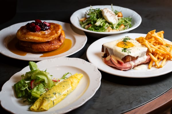 The Peacherie and Brasserie Lundi open in a Midtown office building this month. (Courtesy of the Peacherie and Brasserie Lundi)