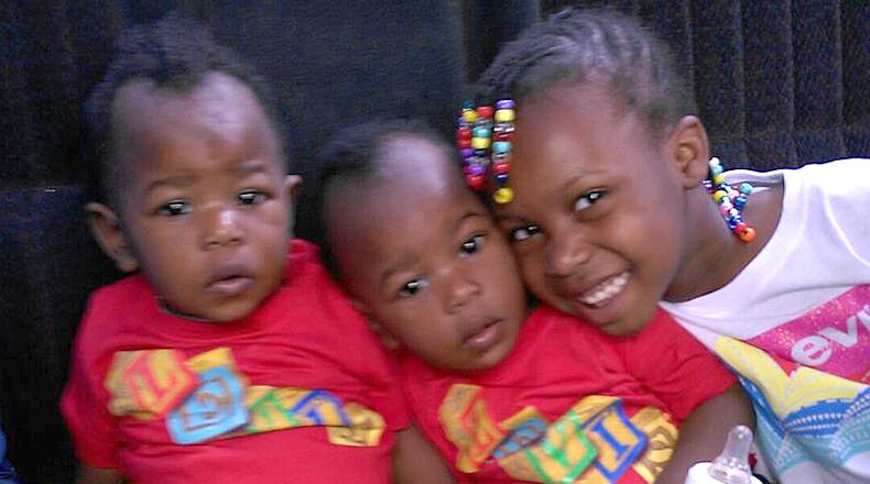 Jayden Jamar Clay, far left, shown in a 2014 family picture with his siblings, died Wednesday night after being shot in his Butts County home. (Family photo)